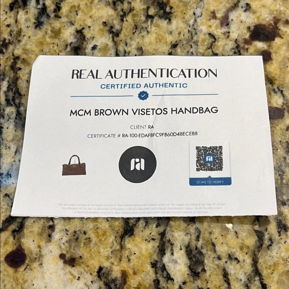 EUC Authentic MCM Boston Visetos Monogram Duffle Handbag - Picture 7 of 7